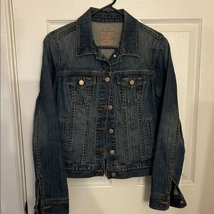 Old Navy Women's Dark Blue Jean Jacket